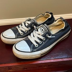 Converse Dark Blue Ladies’ Shoreline All Star Slip-Ons